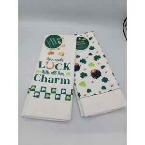 Kitchen Towel Microfiber Set Saint Patrick's Day